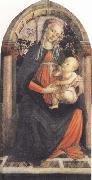 Sandro Botticelli Madonna and Child or Madonna of the Rose Garden oil painting artist